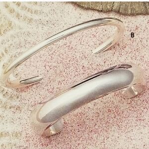 Rare Silpada 925 Sterling Silver Slim Cuff Bracelet B0390